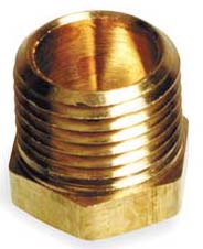 MPS Brass Hex Plug 1/8'' NPT