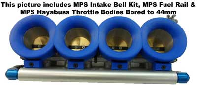 Hayabusa Throttle Bodies with MPS Intake Bell Kit